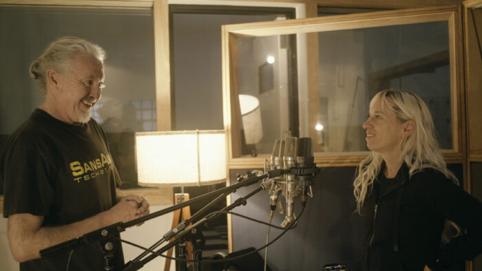 Kevin Moloney with Anya Hinkle at Citizen Studios.