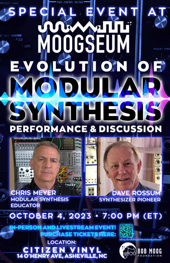 Evolution of Modular Synthesis event flyer.