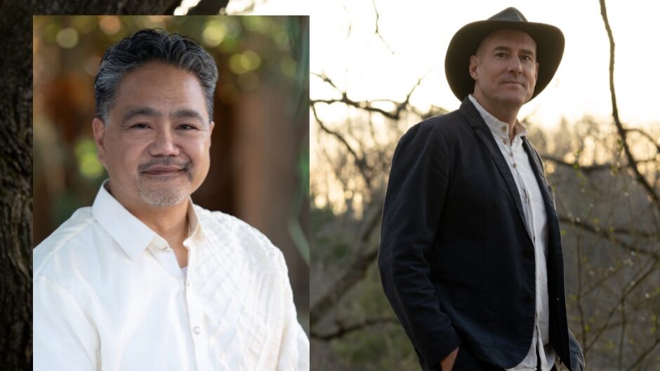 Head shots of authors David LaMotte and Bruce Reyes-Chow.